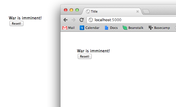 War is Immentin with Socket.io
